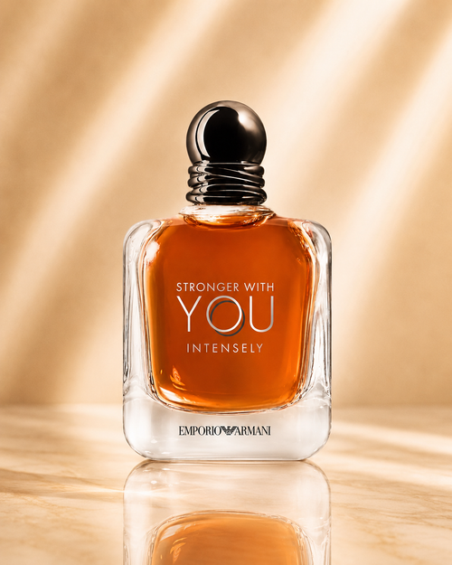 Emporio Armani Stronger With You Intensely fragrance decant bottle by Maison Sillage Co.