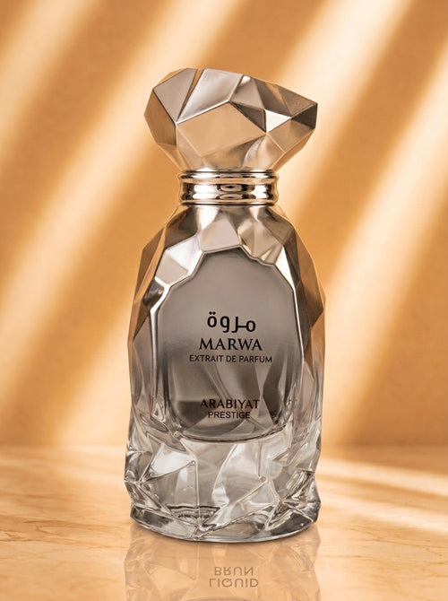 Arabiyat Prestige Marwa Extrait de Parfum bottle, authentic fragrance decanted by Maison Sillage Co.