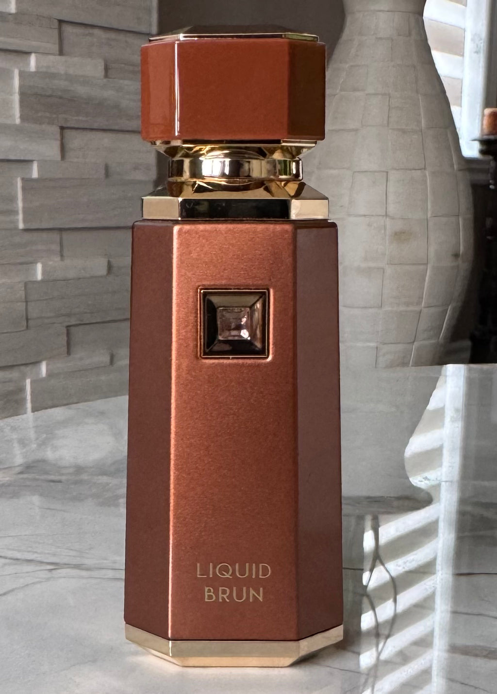 French Avenue Liquid Brun authentic fragrance, hand-decanted into a travel bottle