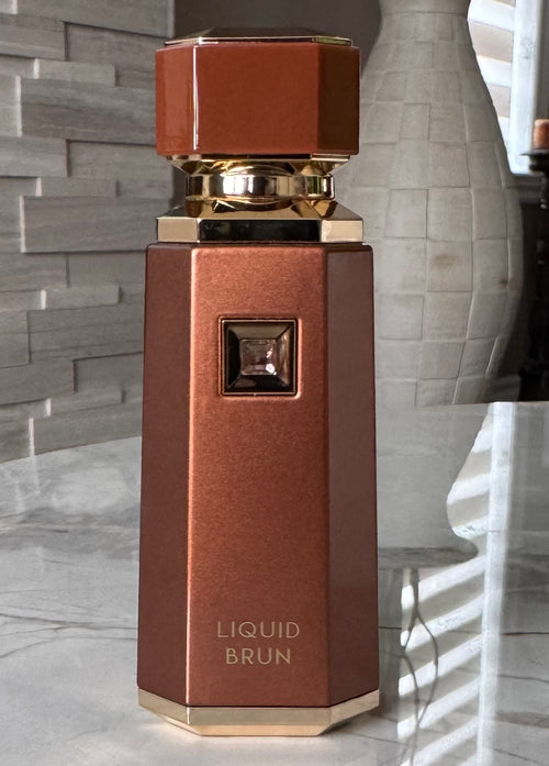 French Avenue Liquid Brun authentic fragrance, hand-decanted into a travel bottle