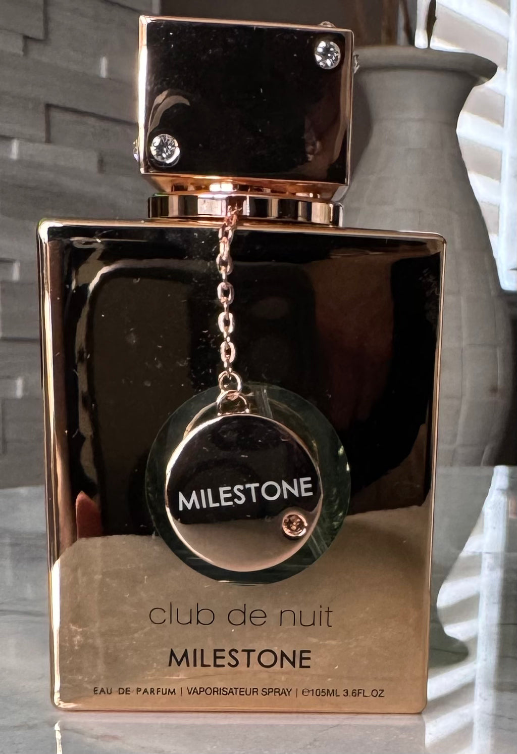 Armaf Club de Nuit Milestone authentic fragrance, hand-decanted into a travel bottle