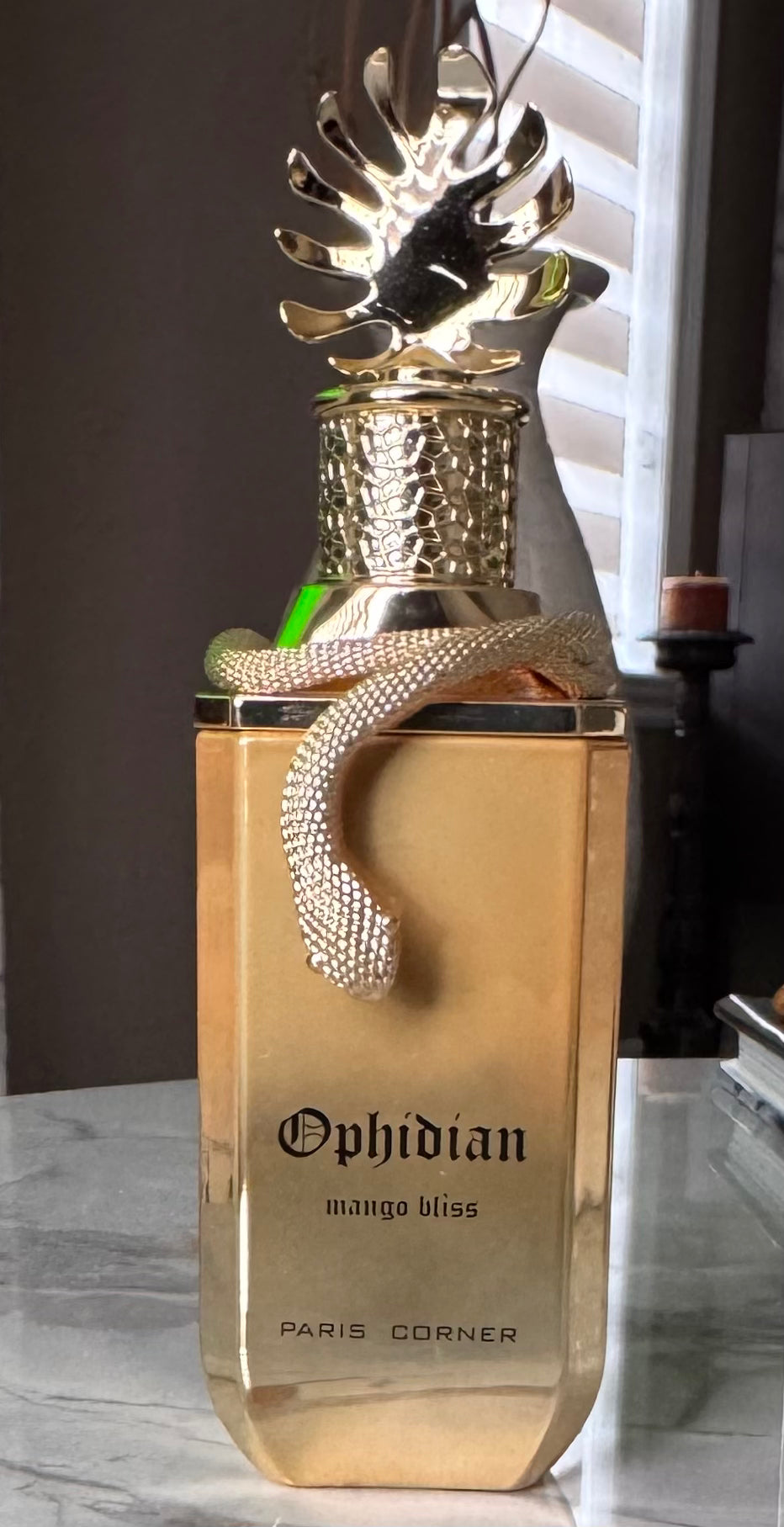 Paris Corner Ophidian Mango Bliss authentic fragrance, hand-decanted into a travel bottle